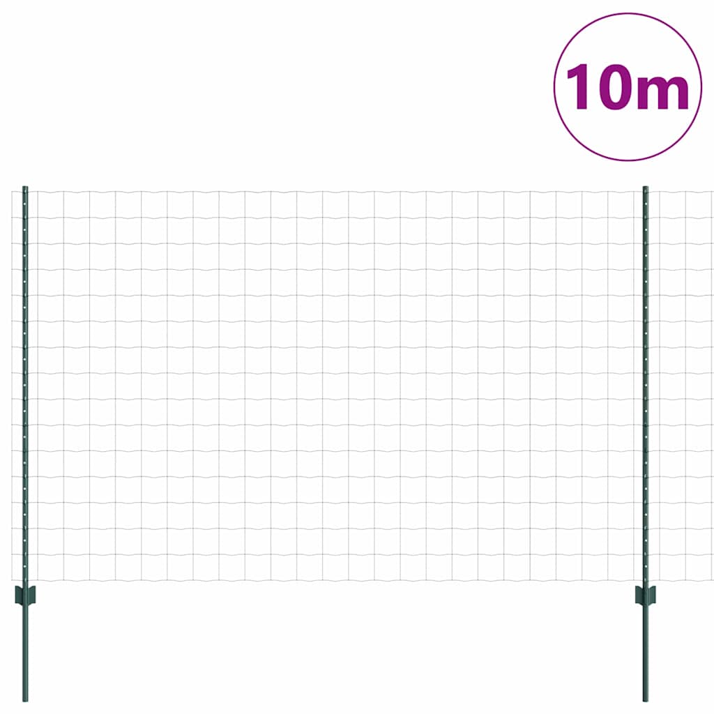 Zavarena žičana ograda 10 x 1,5 m (Š x V) Čelik premazan PVC-om