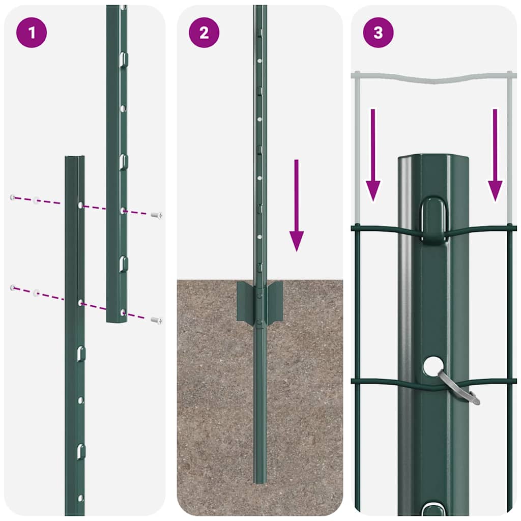 Zavarena žičana ograda 25 x 1 m (Š x V) Čelik premazan PVC-om