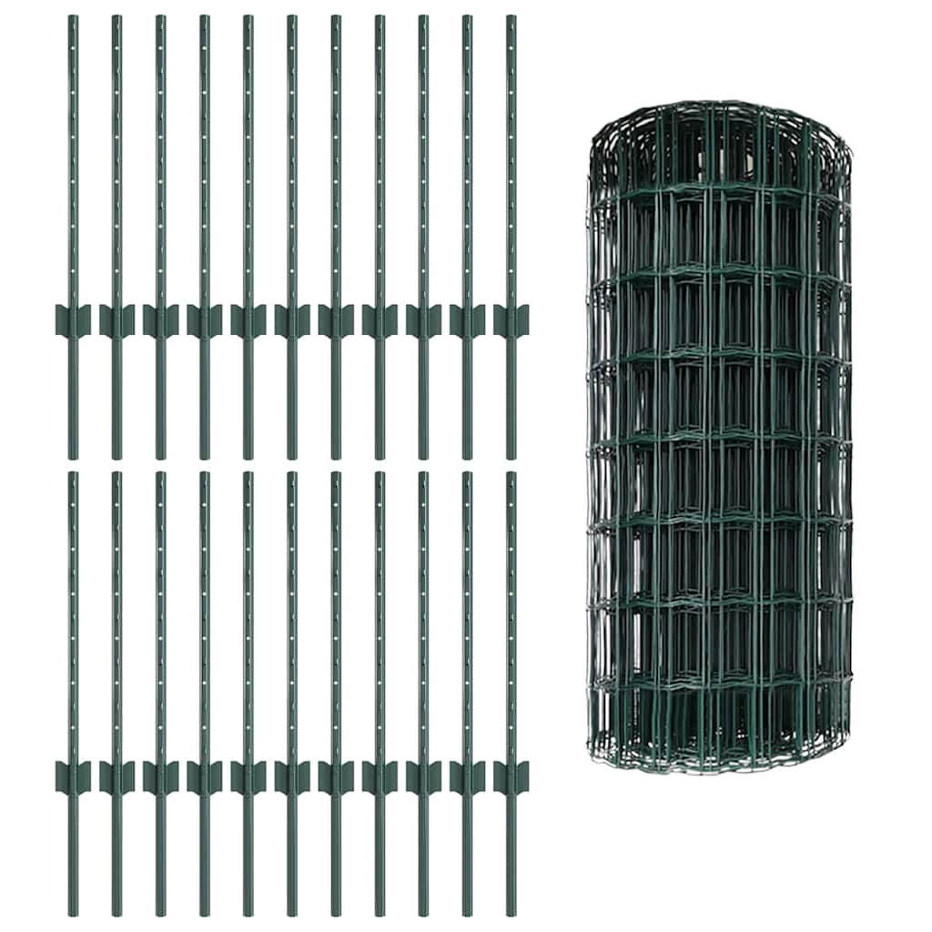 Zavarena žičana ograda 50 x 0,6 m (Š x V) Čelik premazan PVC-om