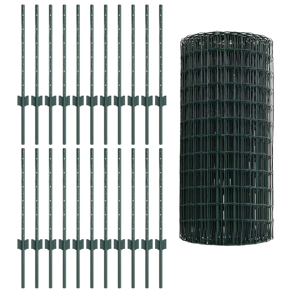 Zavarena žičana ograda 50 x 0,6 m (Š x V) Čelik premazan PVC-om