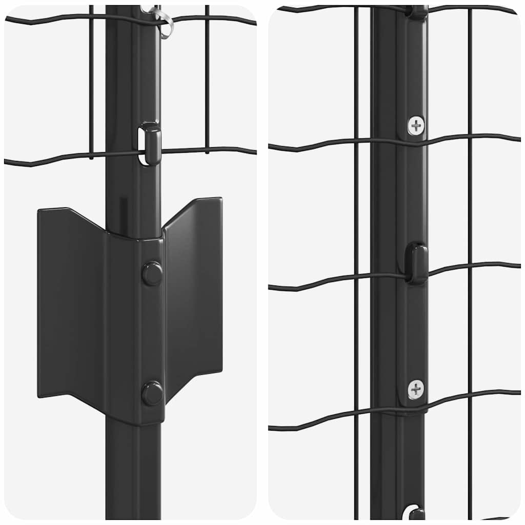 Zavarena žičana ograda 10 x 1,5 m (Š x V) Čelik premazan PVC-om