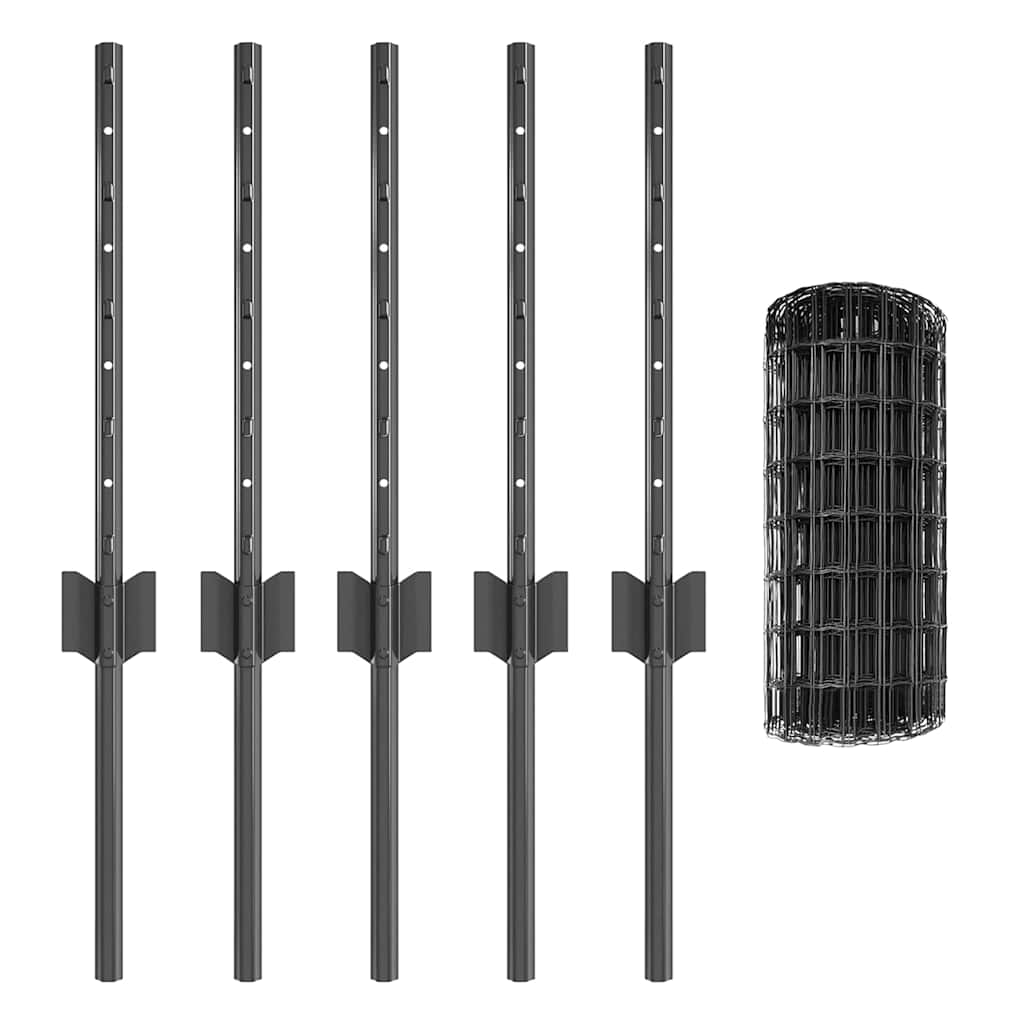 Zavarena žičana ograda 10 x 0,4 m (Š x V) Čelik premazan PVC-om