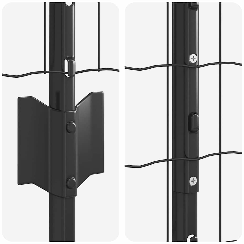 Zavarena žičana ograda 10 x 1,4 m (Š x V) Čelik premazan PVC-om