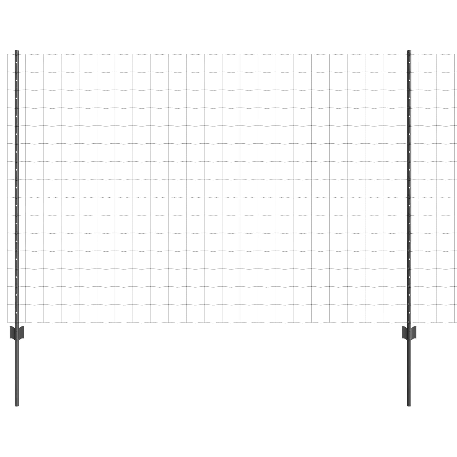 Zavarena žičana ograda 10 x 1,5 m (Š x V) Čelik premazan PVC-om