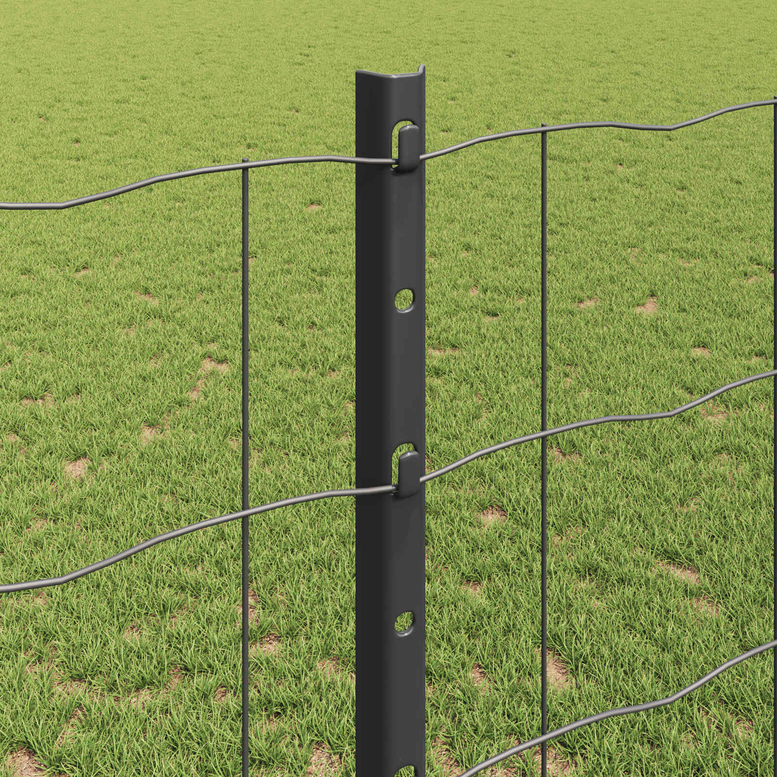 Zavarena žičana ograda 25 x 1,2 m (Š x V) Čelik premazan PVC-om