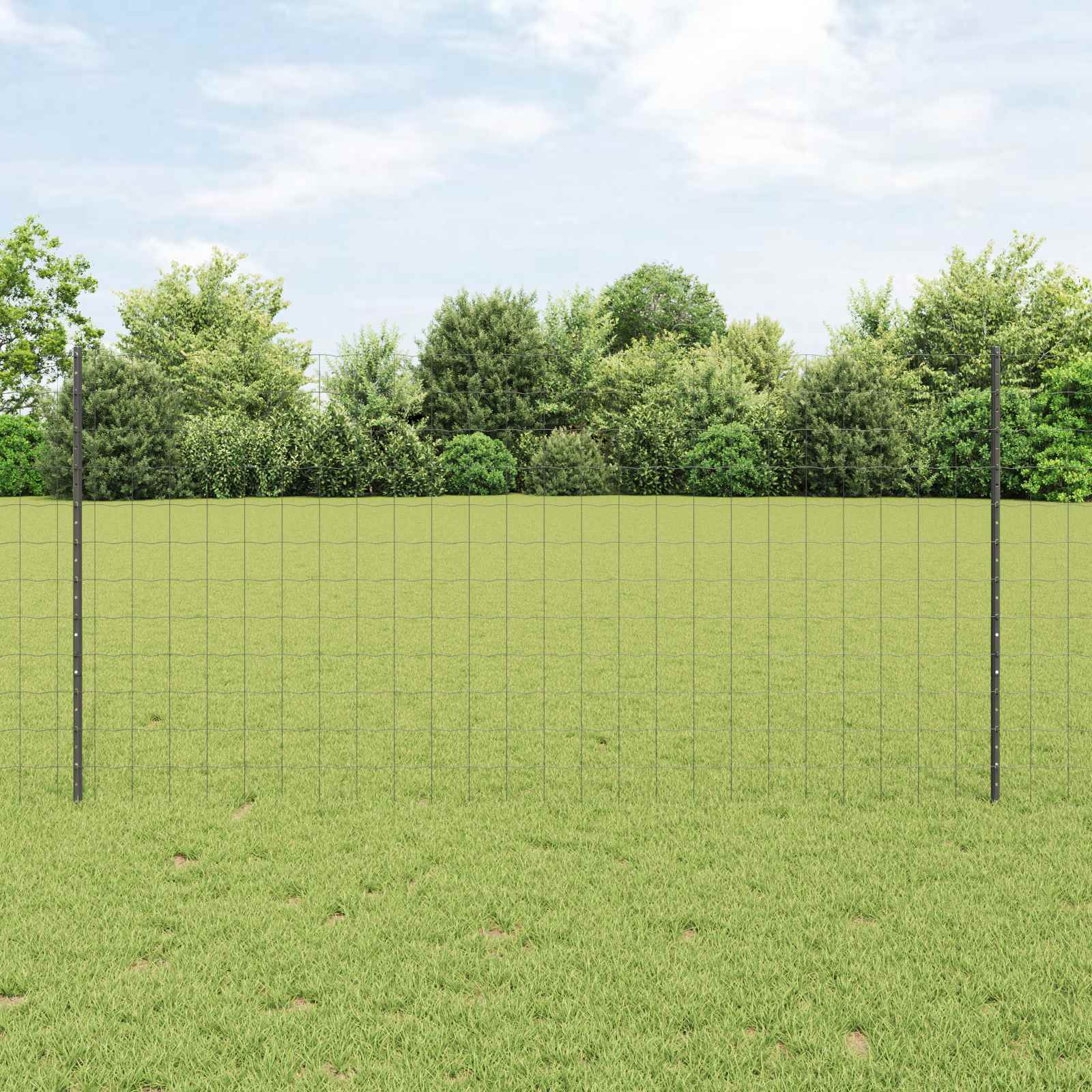 Zavarena žičana ograda 25 x 1,2 m (Š x V) Čelik premazan PVC-om