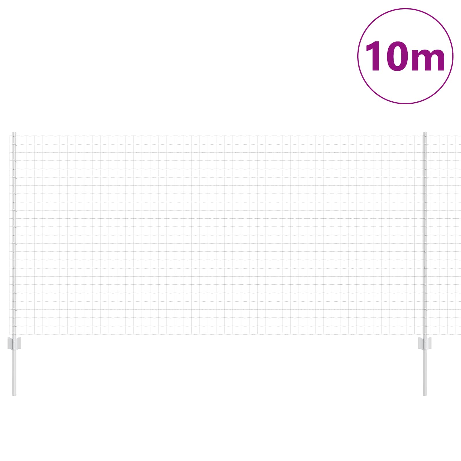 Zavarena žičana ograda 10 x 1,2 m (Š x V) Vruće pocinčani čelik