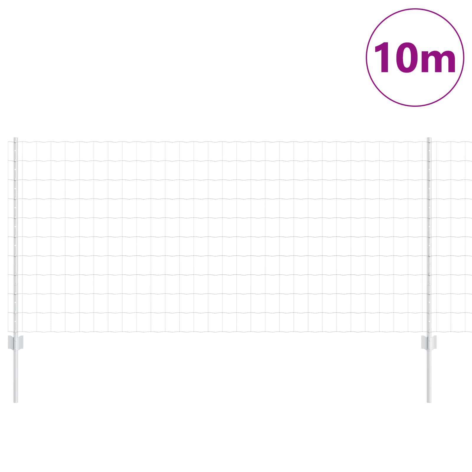 Zavarena žičana ograda 10 x 1 m (Š x V) Vruće pocinčani čelik