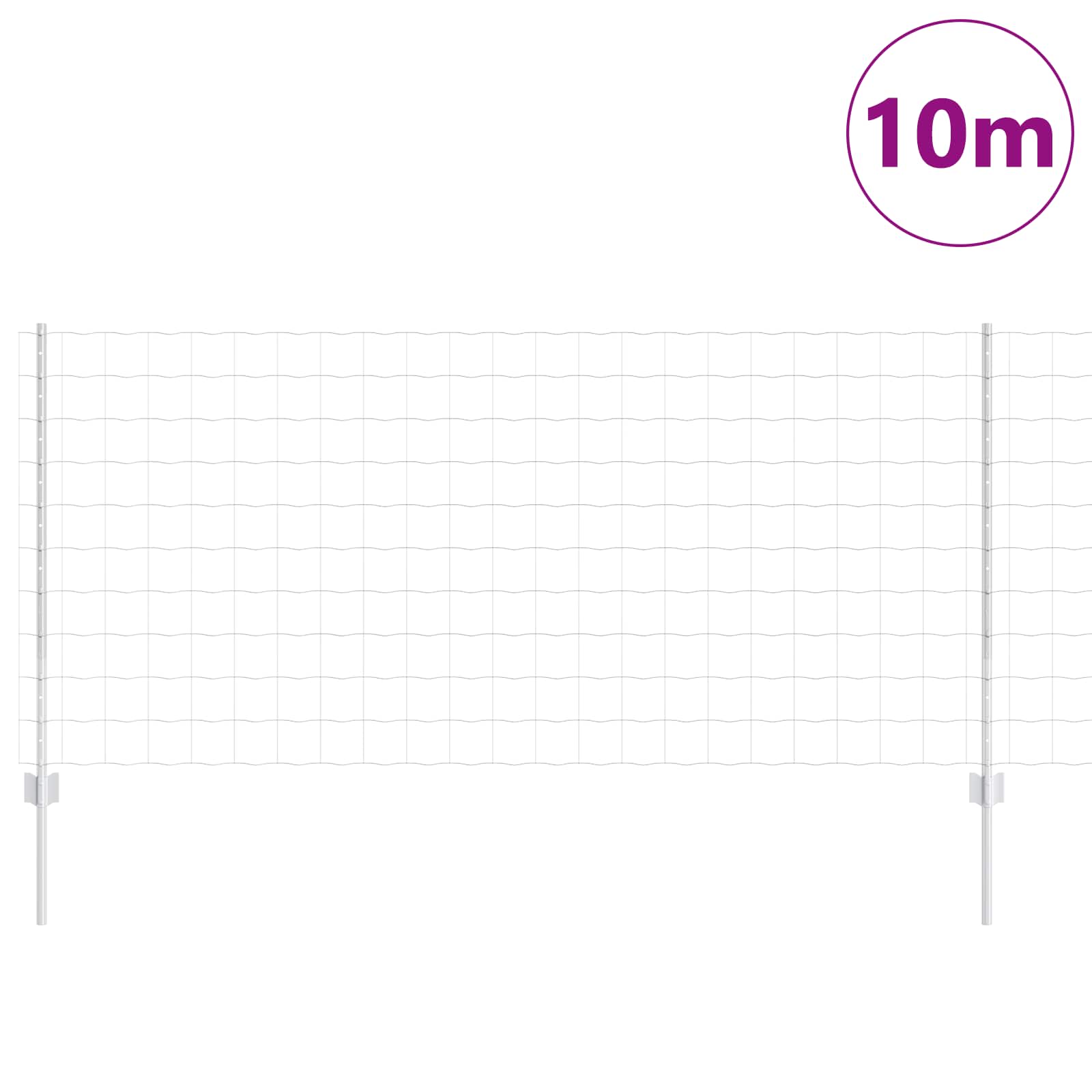 Zavarena žičana ograda 10 x 1 m (Š x V) Vruće pocinčani čelik