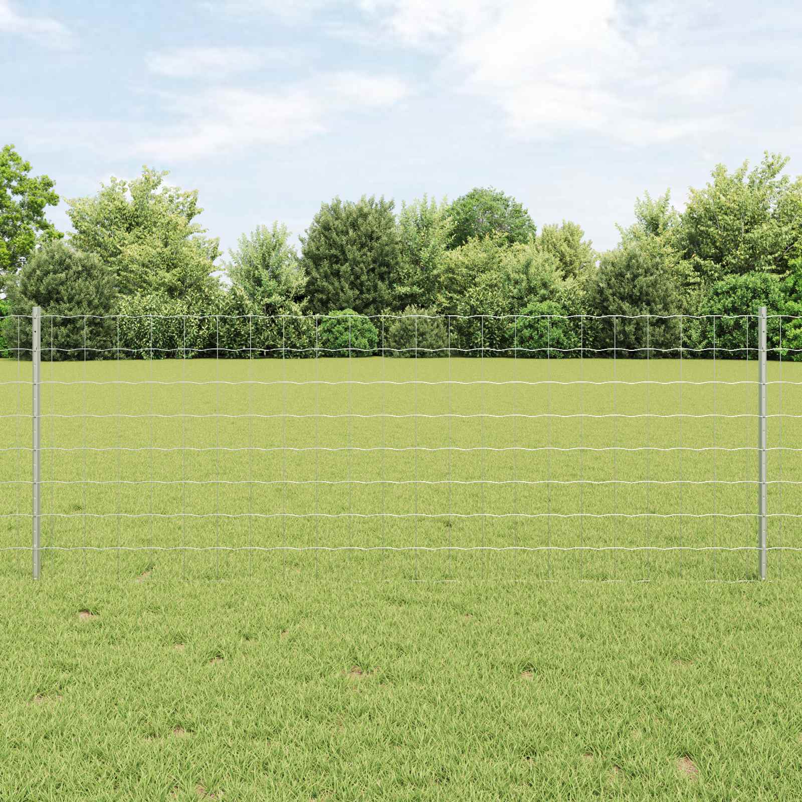 Zavarena žičana ograda 25 x 0,8 m (Š x V) Vruće pocinčani čelik