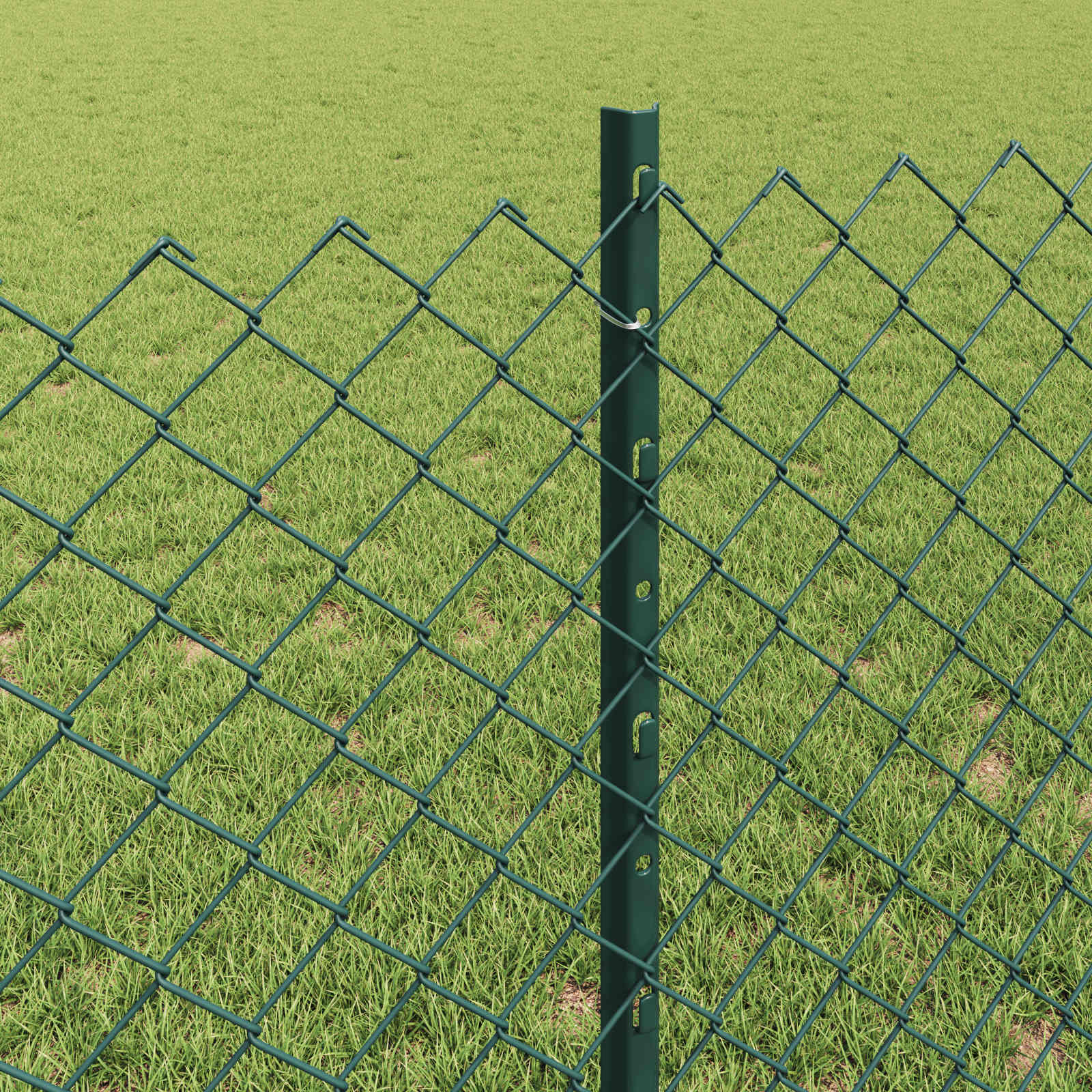 Ograda od lančanih veza s postom 10 x 0,8 m Zelena Mreža