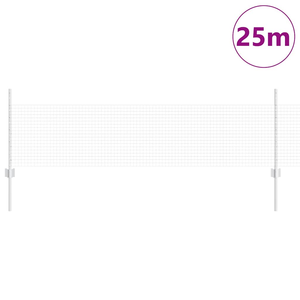 Zavarena žičana ograda s postom 25 x 0,5 m (Š x V)