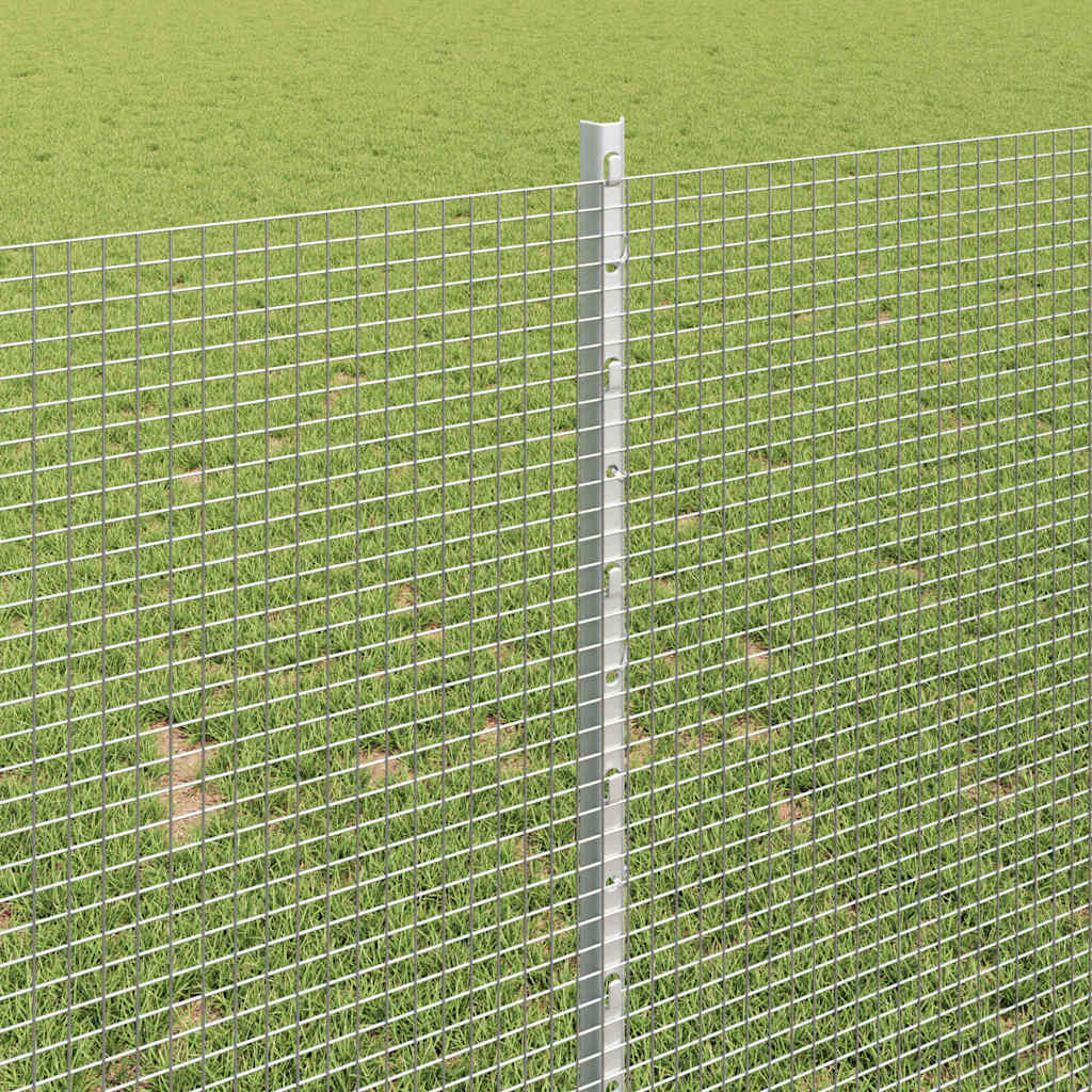 Zavarena žičana ograda s postom 25 x 1 m Vruće pocinčani čelik
