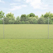 Zavarena žičana ograda s postom 50 x 1,2 m Srebrna Mreža