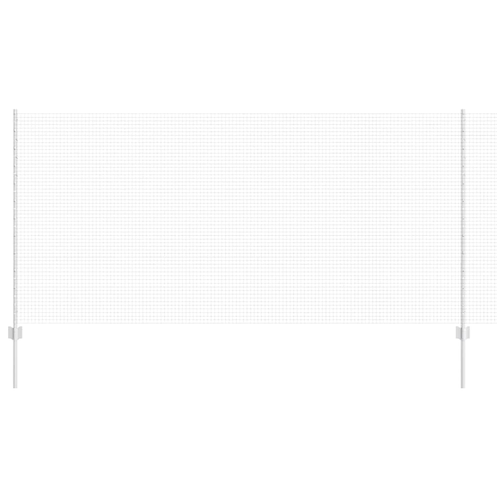 Zavarena žičana ograda s postom 50 x 1,2 m Srebrna Mreža
