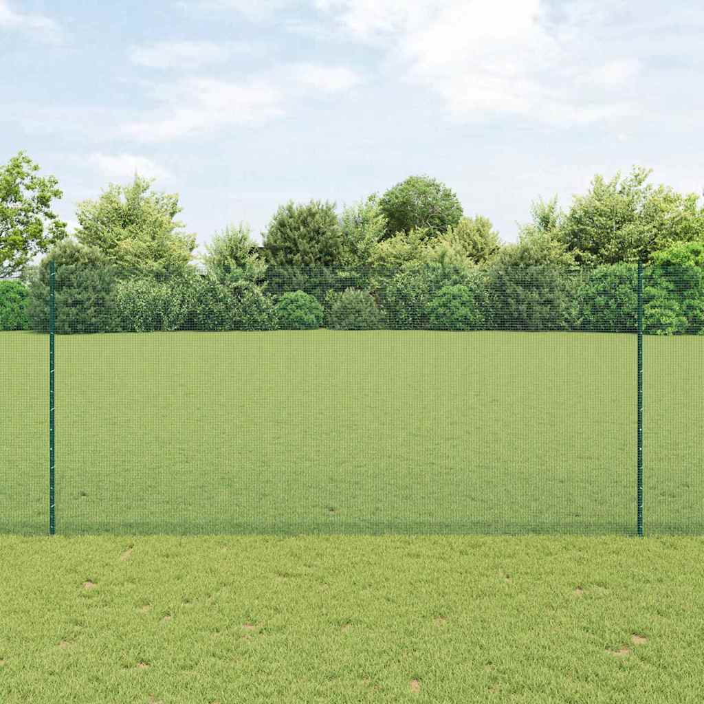 Zavarena žičana ograda s postom 10 x 1,4 m Zelena Mreža
