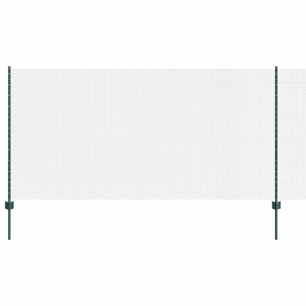 Zavarena žičana ograda s postom 25 x 1,2 m Zelena Mreža