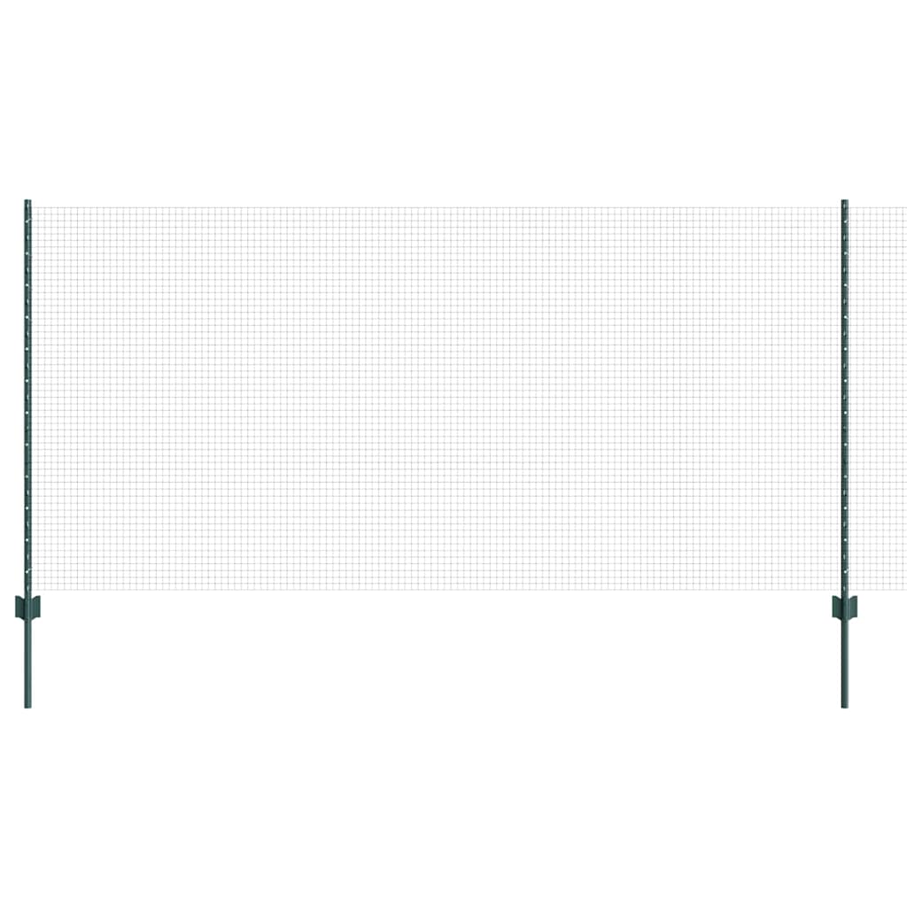 Zavarena žičana ograda s postom 50 x 1,2 m Zelena Mreža