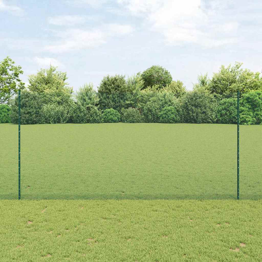 Zavarena žičana ograda s postom 50 x 1,5 m Zelena Mreža