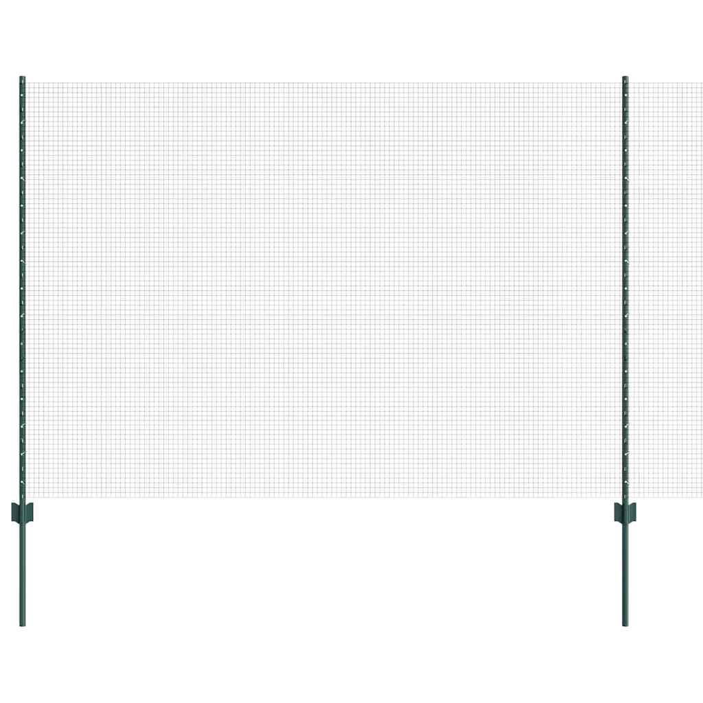 Zavarena žičana ograda s postom 50 x 1,5 m Zelena Mreža