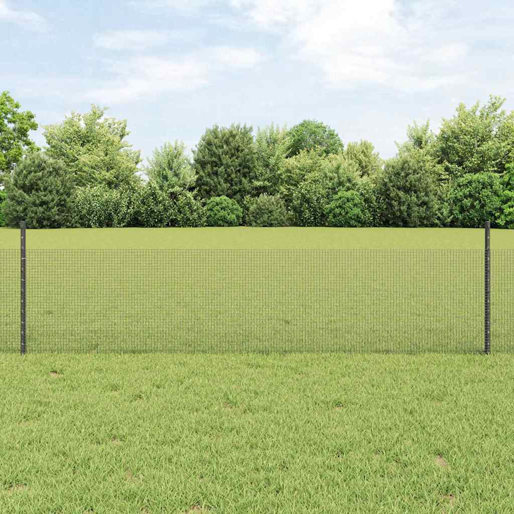 Zavarena žičana ograda s postom 10 x 0,5 m (Š x V)