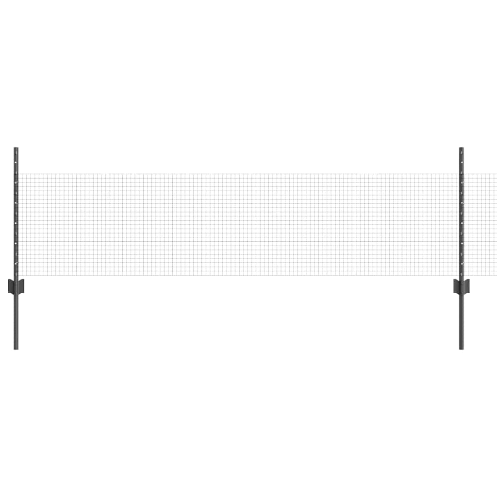 Zavarena žičana ograda s postom 25 x 0,5 m (Š x V)