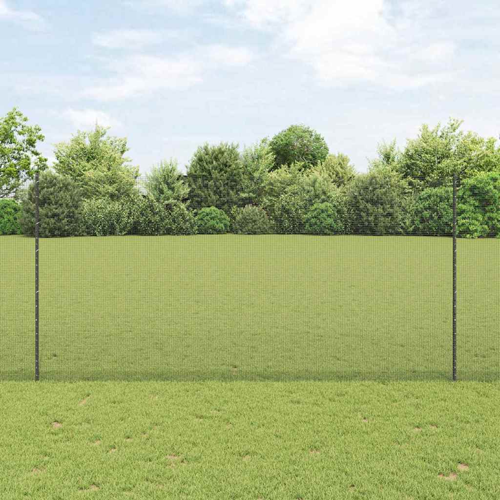Zavarena žičana ograda s postom 25 x 1,5 m (Š x V)