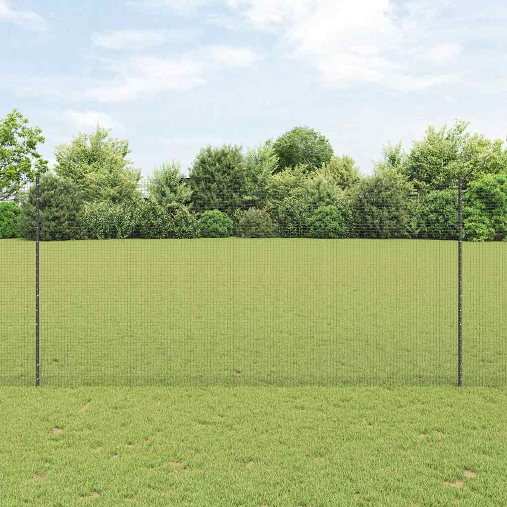 Zavarena žičana ograda s postom 25 x 1,5 m (Š x V)