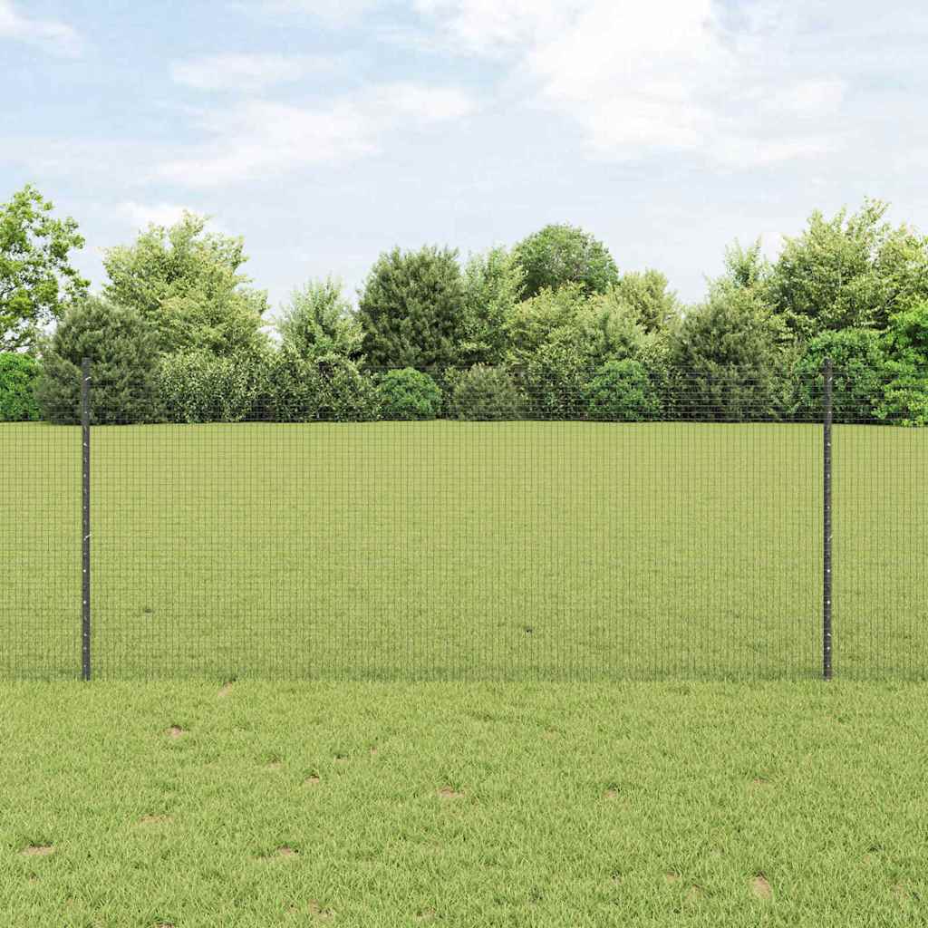 Zavarena žičana ograda s postom 50 x 1 m Čelik premazan PVC-om