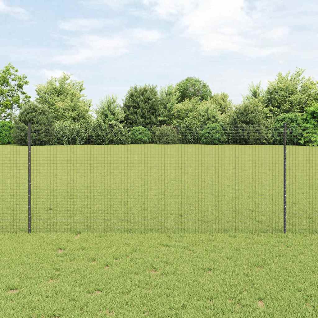 Zavarena žičana ograda s postom 50 x 1 m Čelik premazan PVC-om