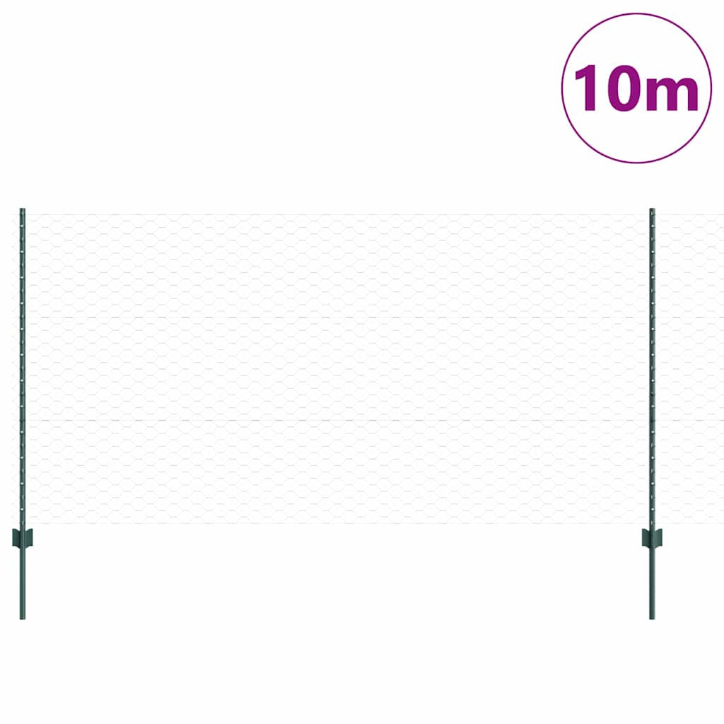 Zavarena žičana ograda 10 x 1,2 m (Š x V) Čelik premazan PVC-om