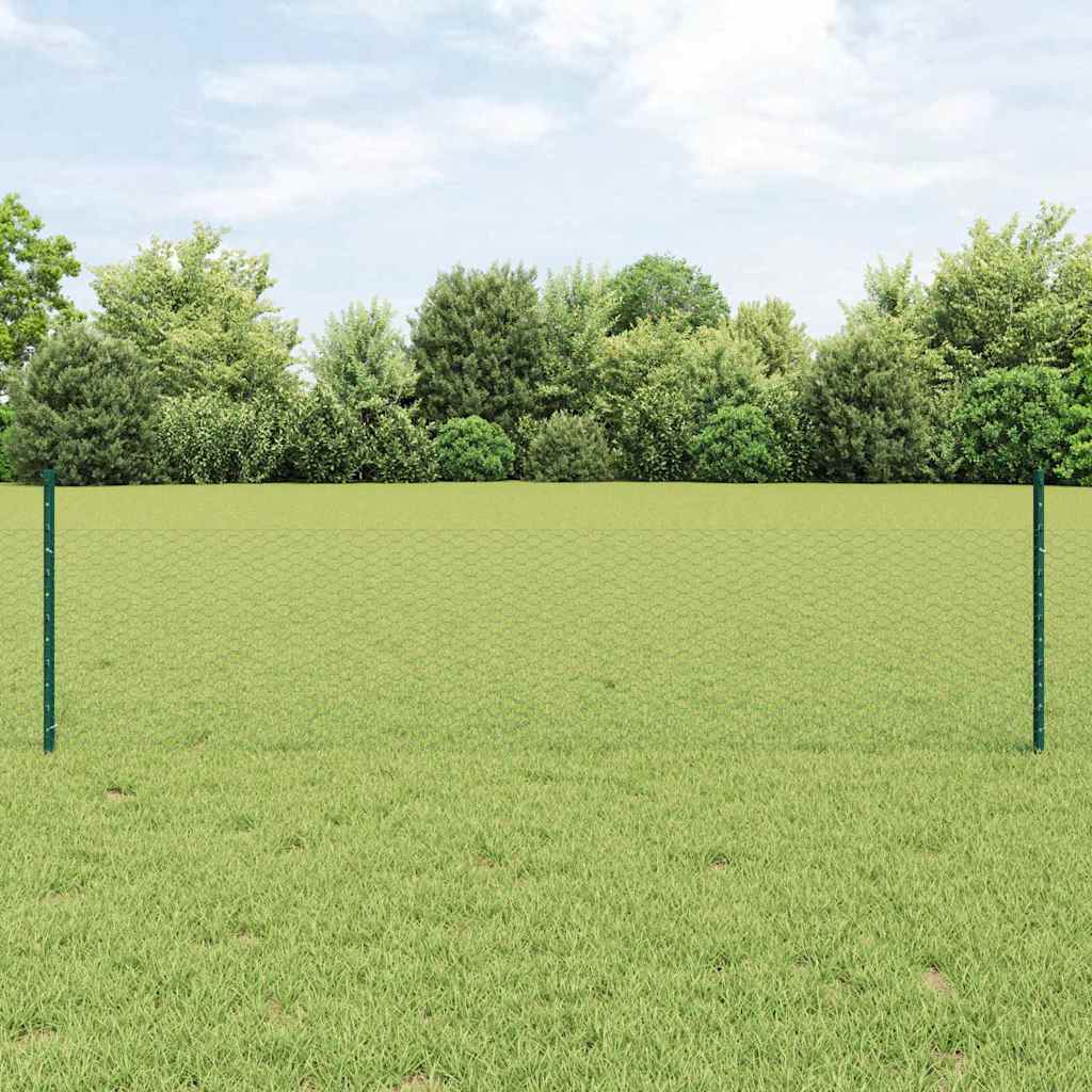 Zavarena žičana ograda 25 x 0,5 m (Š x V) Čelik premazan PVC-om