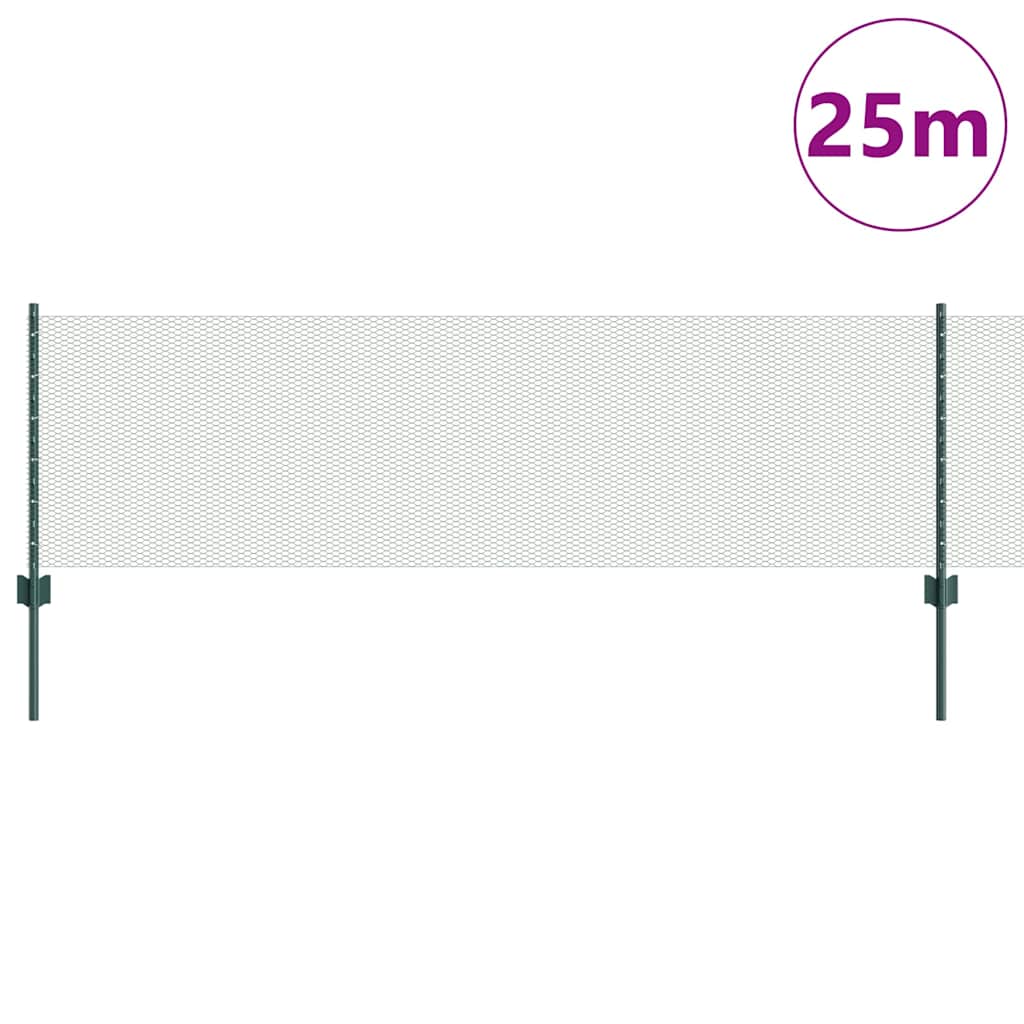 Zavarena žičana ograda 25 x 0,6 m (Š x V) Čelik premazan PVC-om