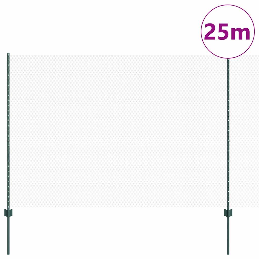 Zavarena žičana ograda 25 x 1,6 m (Š x V) Čelik premazan PVC-om