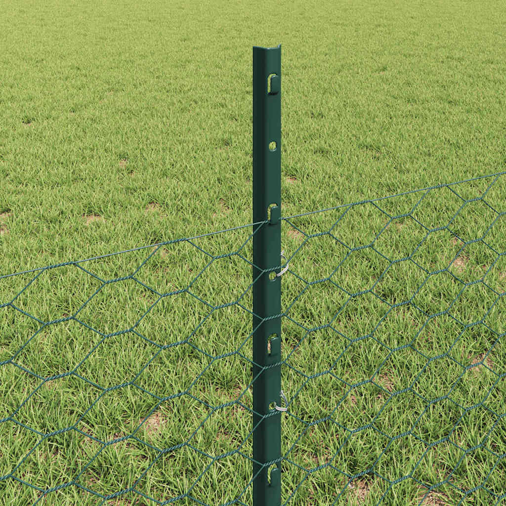 Zavarena žičana ograda 50 x 0,5 m (Š x V) Čelik premazan PVC-om
