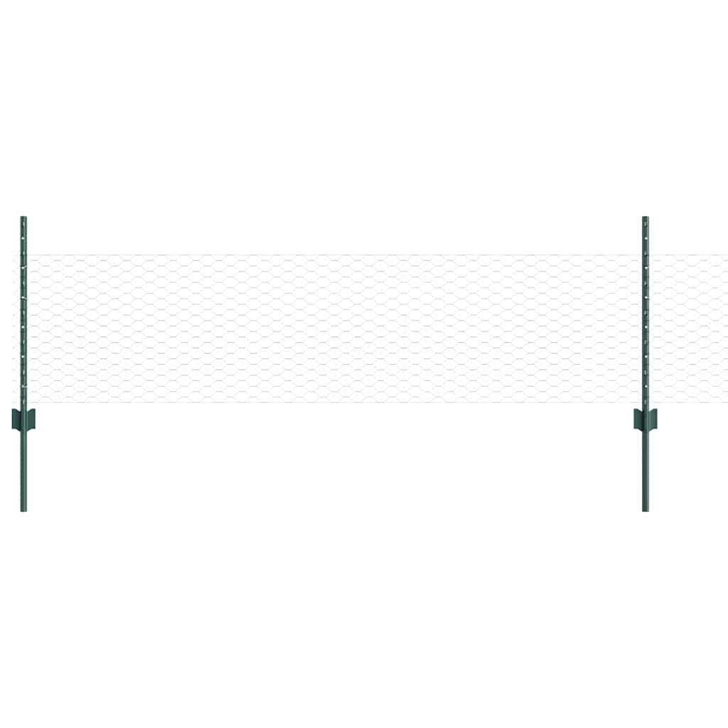 Zavarena žičana ograda 50 x 0,5 m (Š x V) Čelik premazan PVC-om