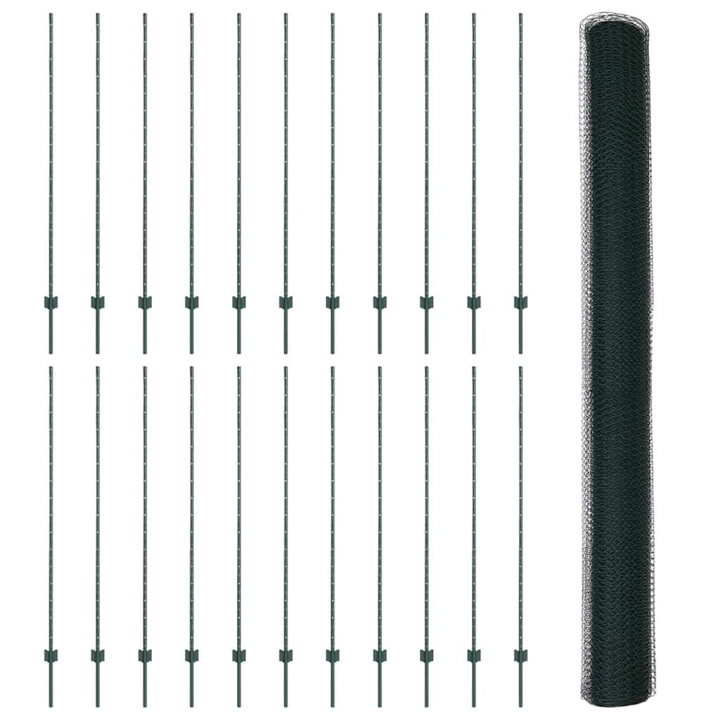 Zavarena žičana ograda 50 x 1,6 m (Š x V) Čelik premazan PVC-om
