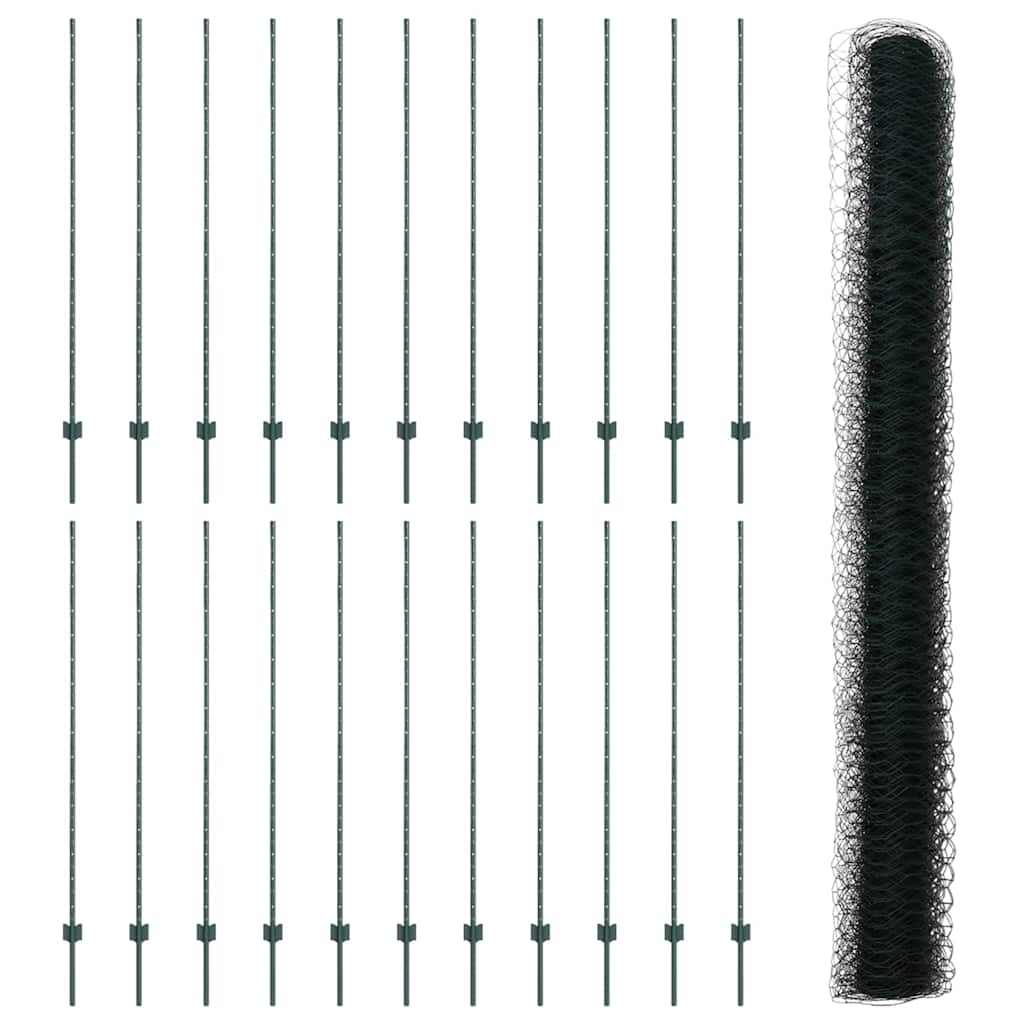 Zavarena žičana ograda 50 x 1,6 m (Š x V) Čelik premazan PVC-om
