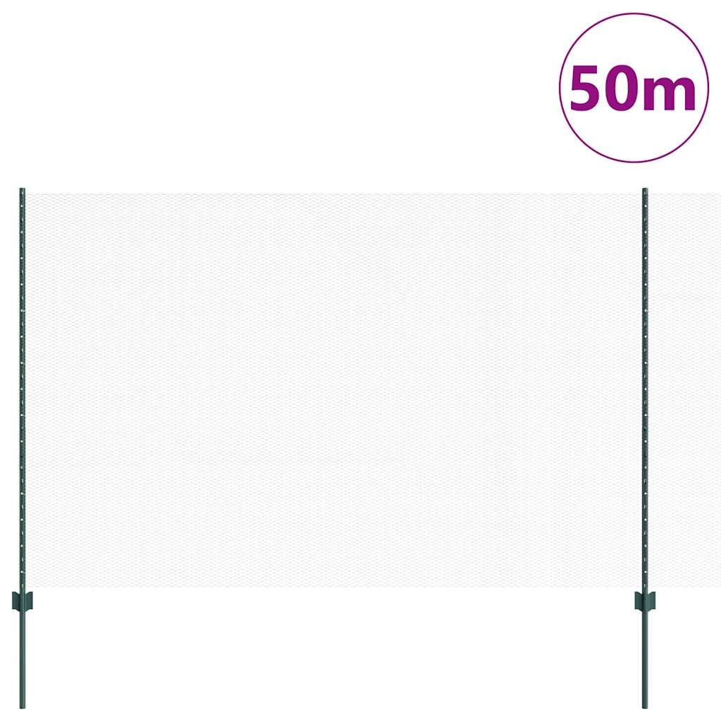 Zavarena žičana ograda 50 x 1,6 m (Š x V) Čelik premazan PVC-om