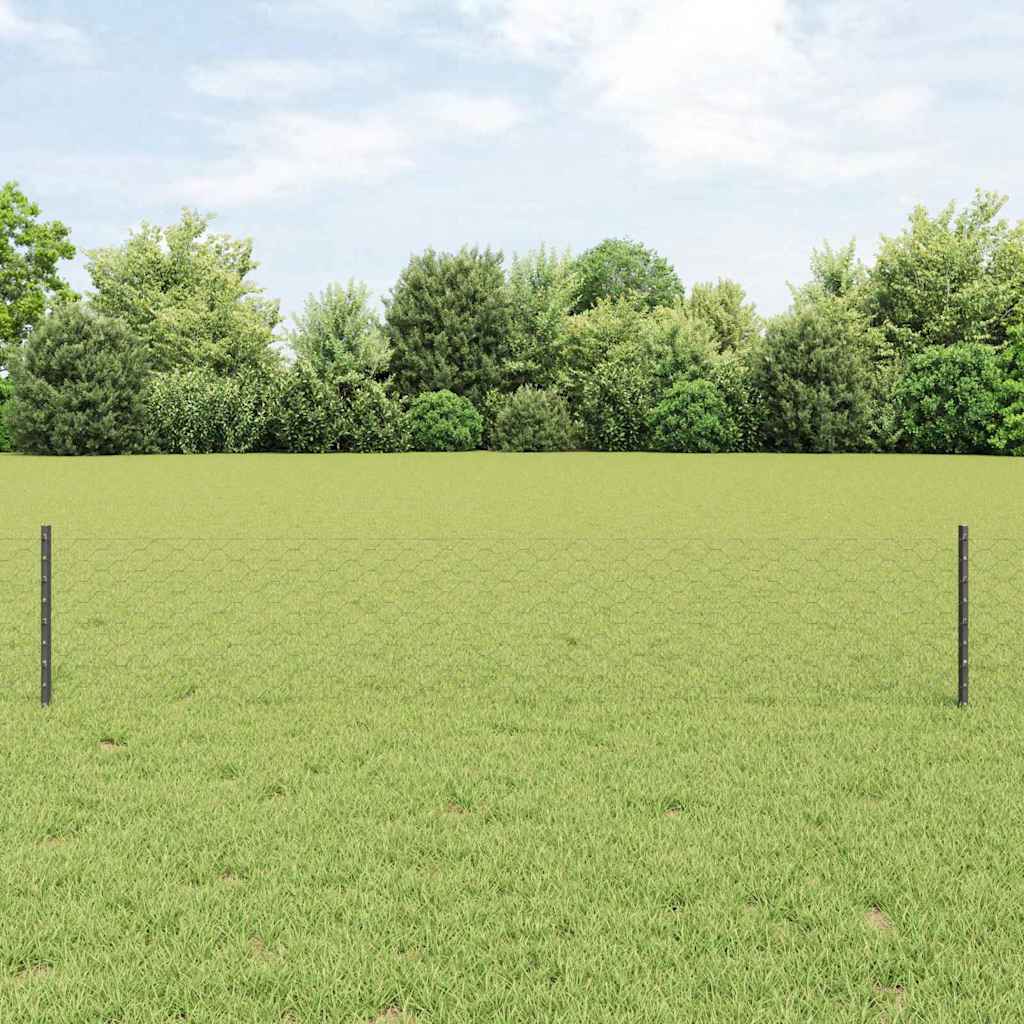 Zavarena žičana ograda 10 x 0,4 m (Š x V) Čelik premazan PVC-om