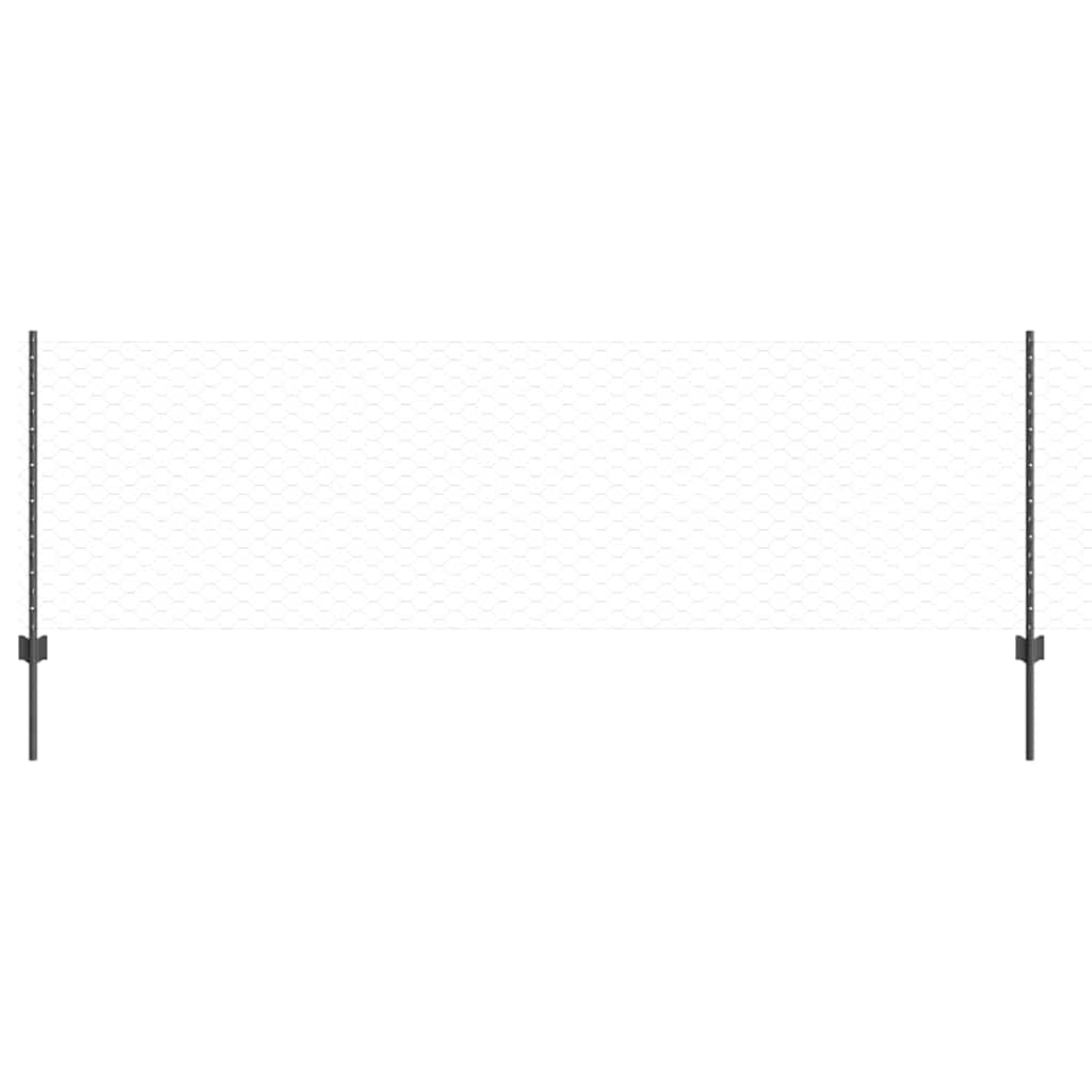 Zavarena žičana ograda 10 x 0,8 m (Š x V) Čelik premazan PVC-om