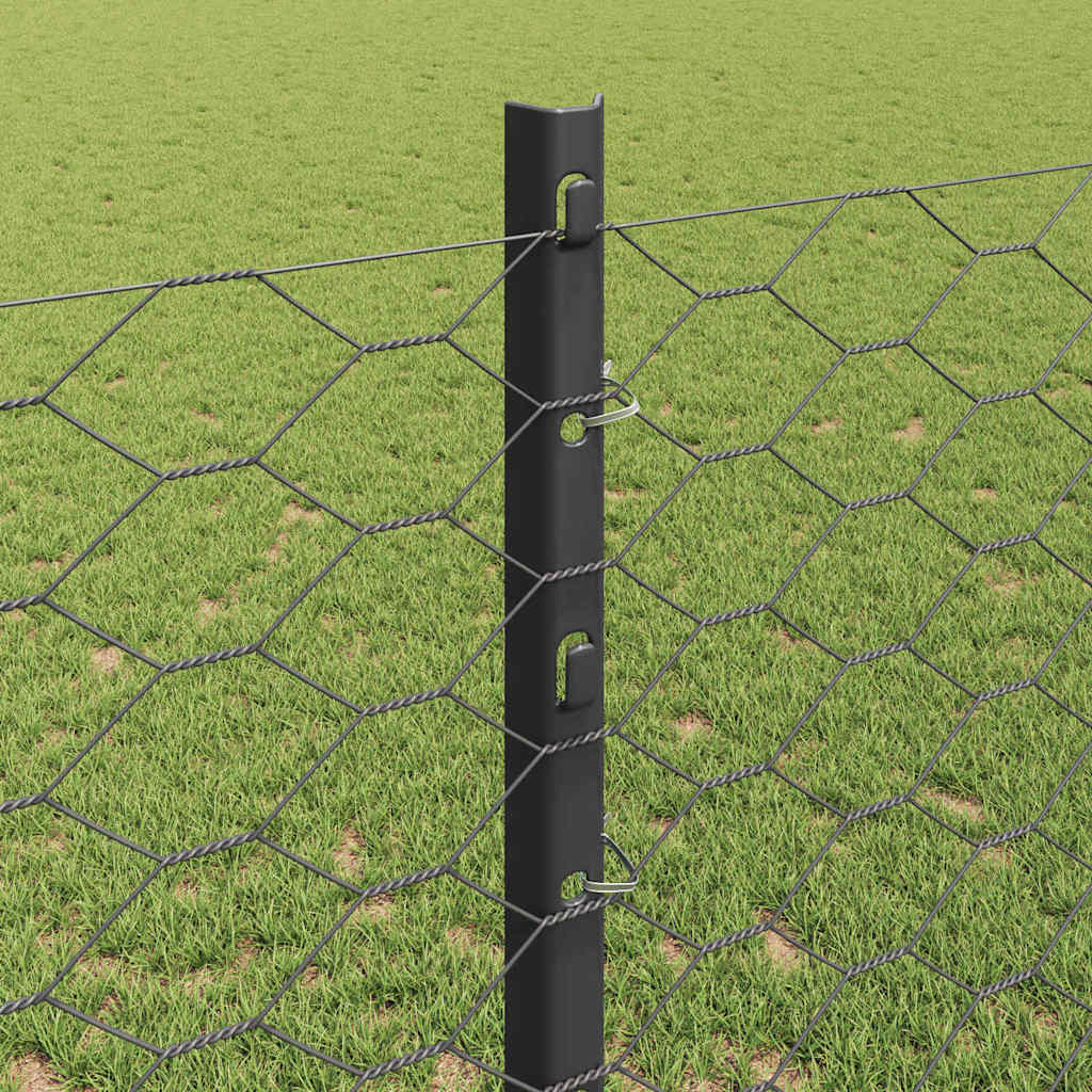 Zavarena žičana ograda 10 x 1,2 m (Š x V) Čelik premazan PVC-om