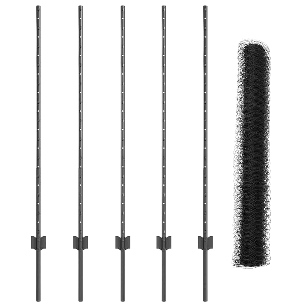 Zavarena žičana ograda 10 x 1,2 m (Š x V) Čelik premazan PVC-om