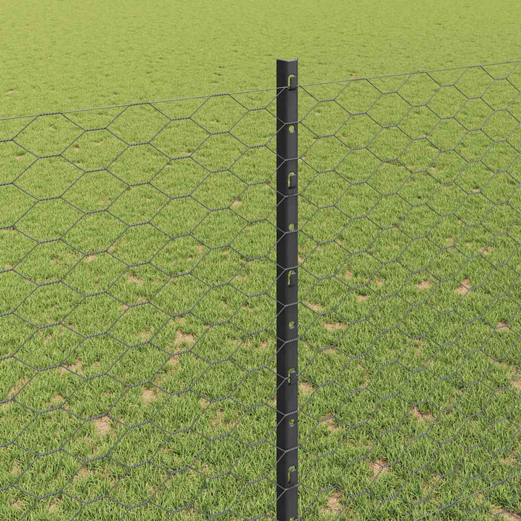 Zavarena žičana ograda 10 x 1,5 m (Š x V) Čelik premazan PVC-om