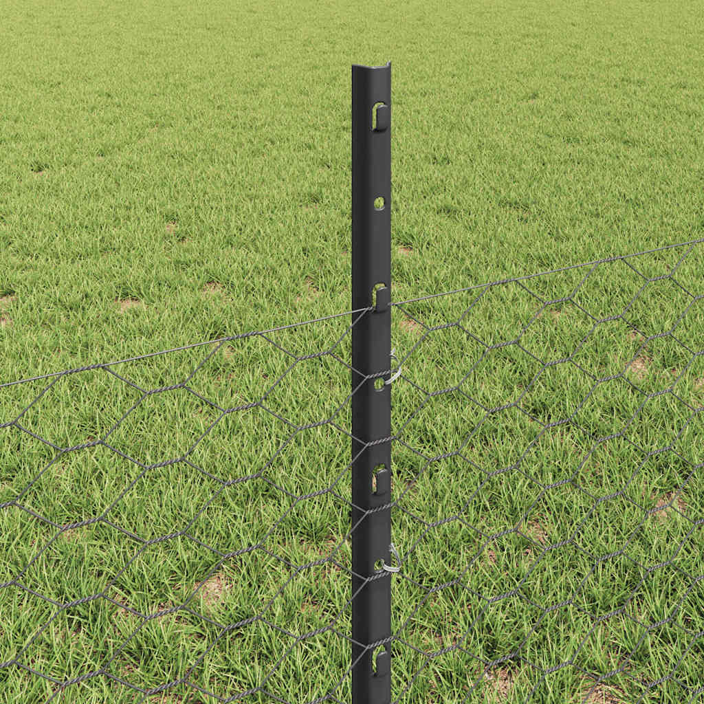 Zavarena žičana ograda 25 x 0,5 m (Š x V) Čelik premazan PVC-om