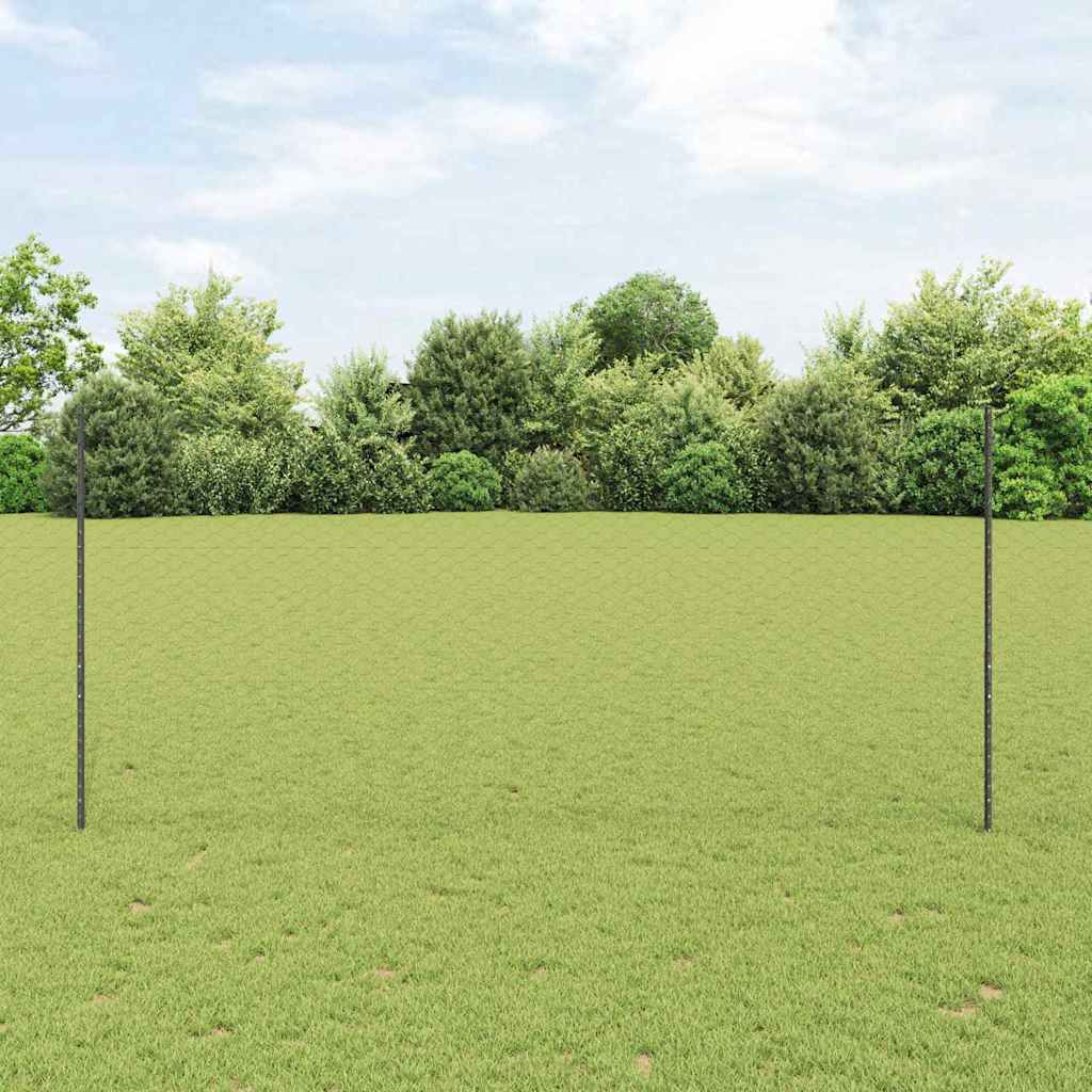 Zavarena žičana ograda 25 x 1,4 m (Š x V) Čelik premazan PVC-om