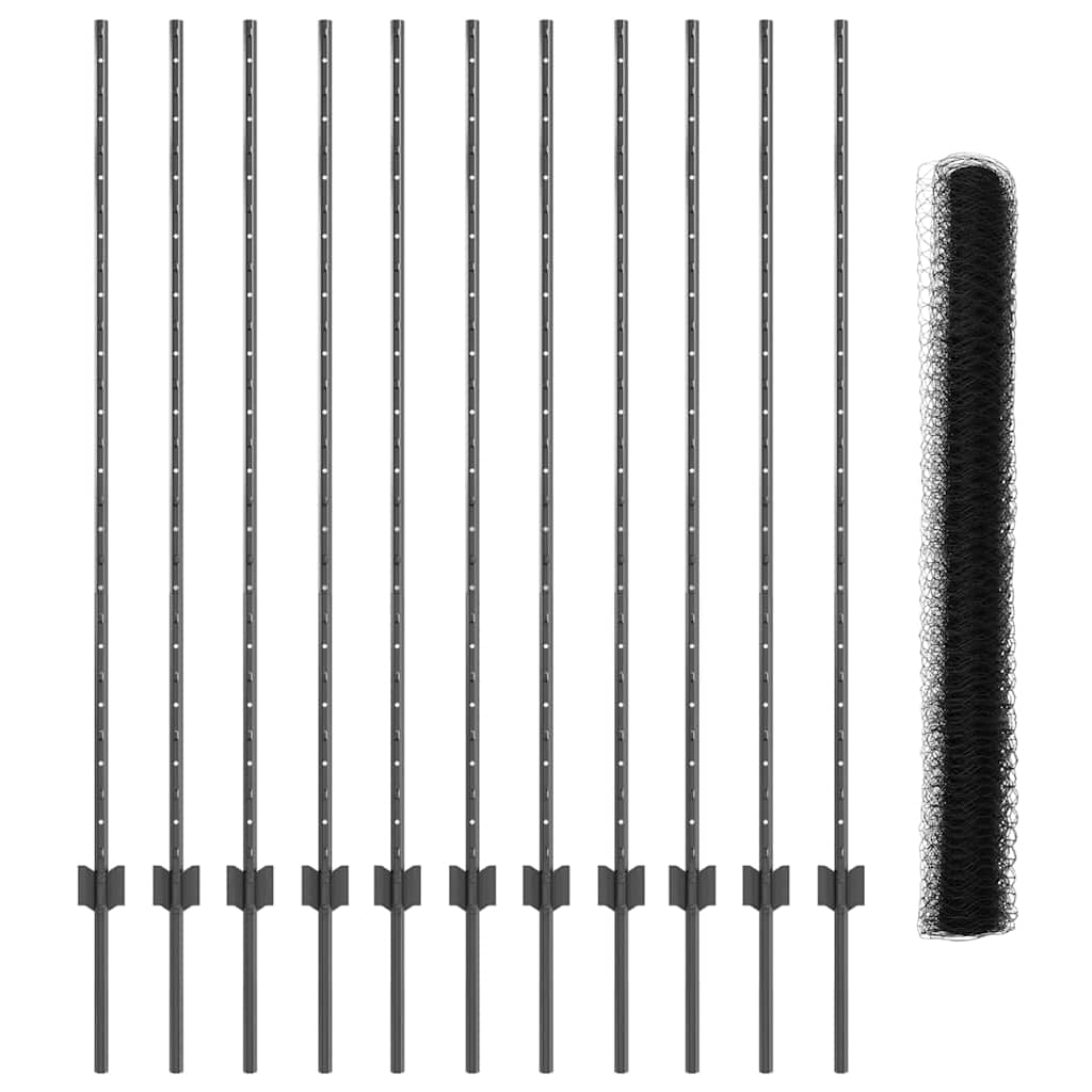 Zavarena žičana ograda 25 x 1,4 m (Š x V) Čelik premazan PVC-om
