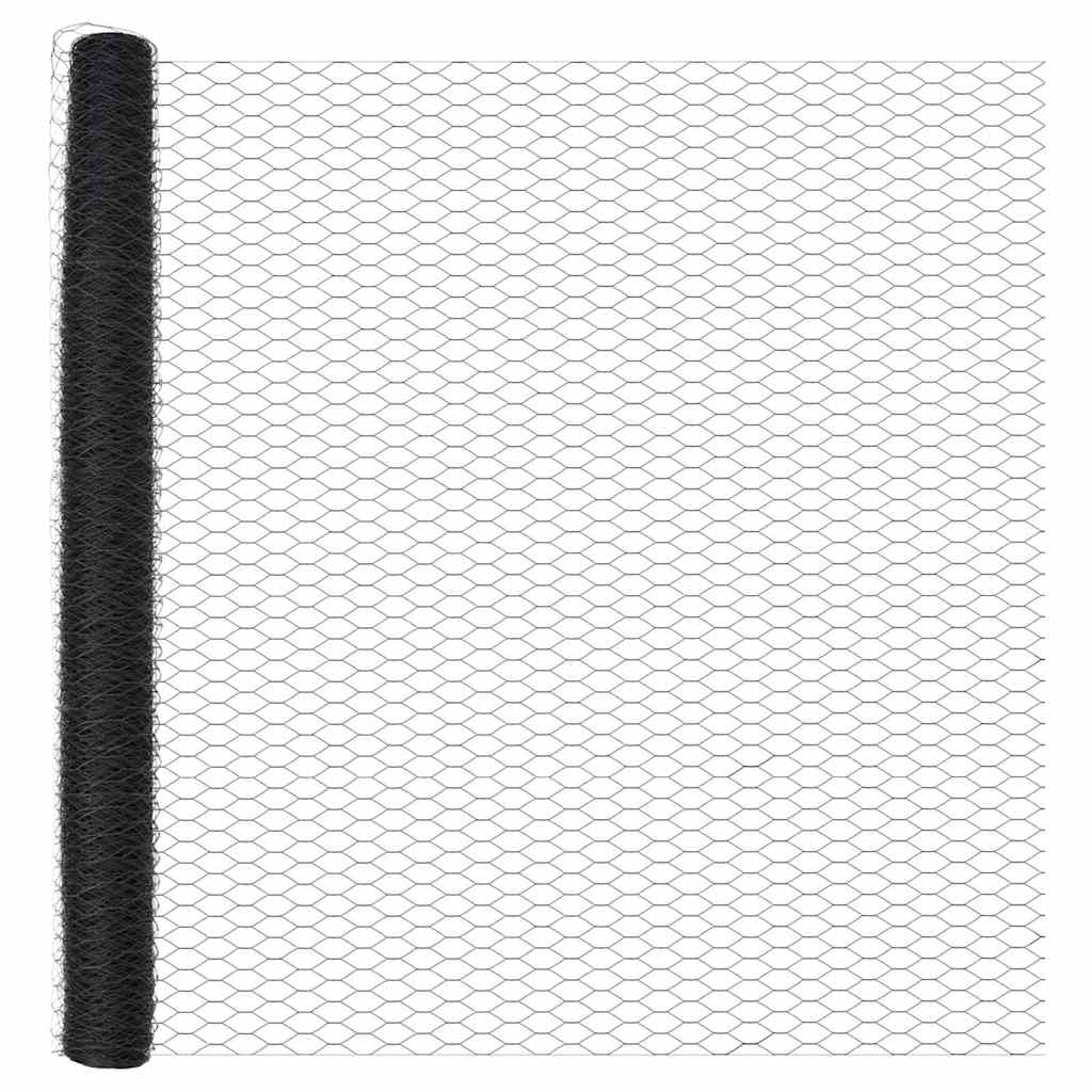 Zavarena žičana ograda 25 x 1,5 m (Š x V) Čelik premazan PVC-om