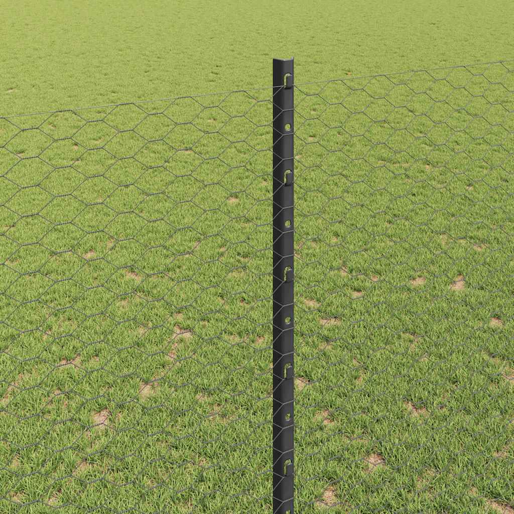 Zavarena žičana ograda 25 x 1,6 m (Š x V) Čelik premazan PVC-om
