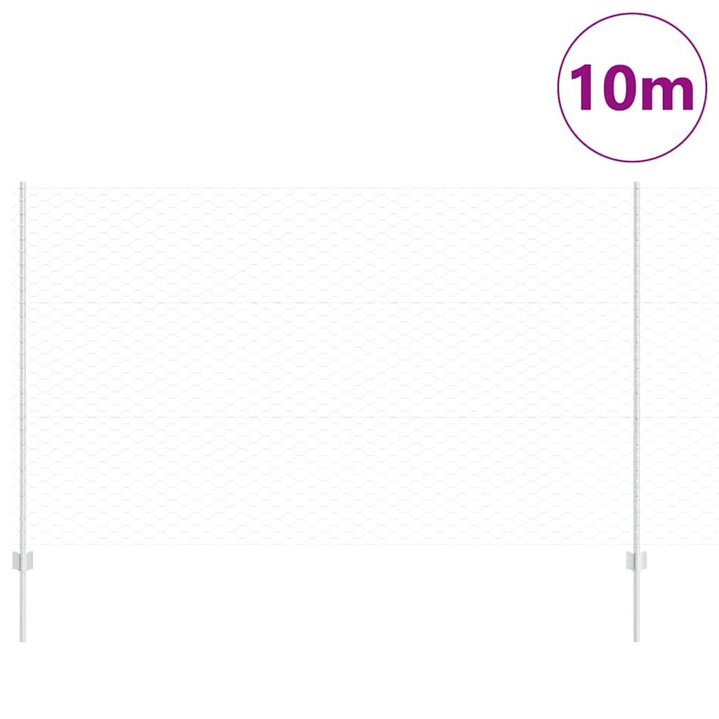 Zavarena žičana ograda 10 x 1,4 m (Š x V) Vruće pocinčani čelik